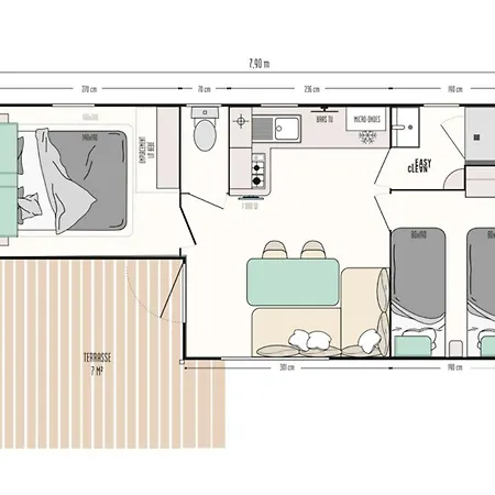 Loggia Belle-vue 2000 Campsite